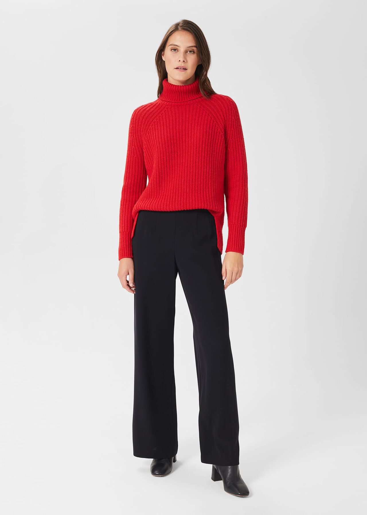 Aurelia Jumper with Alpaca, Crimson Red, hi-res