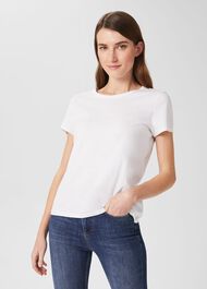 Pixie Cotton T-Shirt, White, hi-res