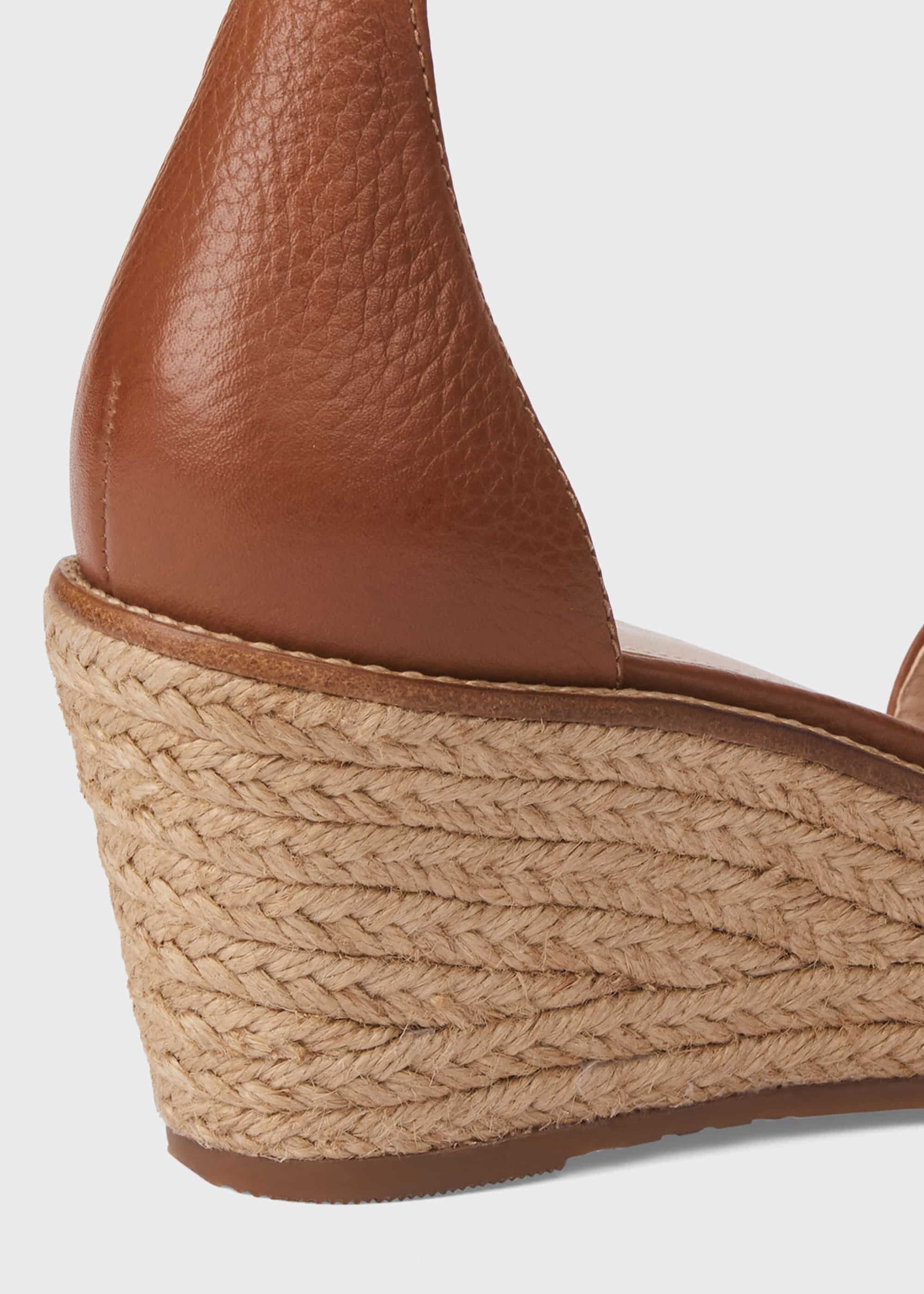 Tan sales leather espadrilles