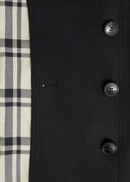 Skylar Shower Resistant Trench Coat, Black, hi-res