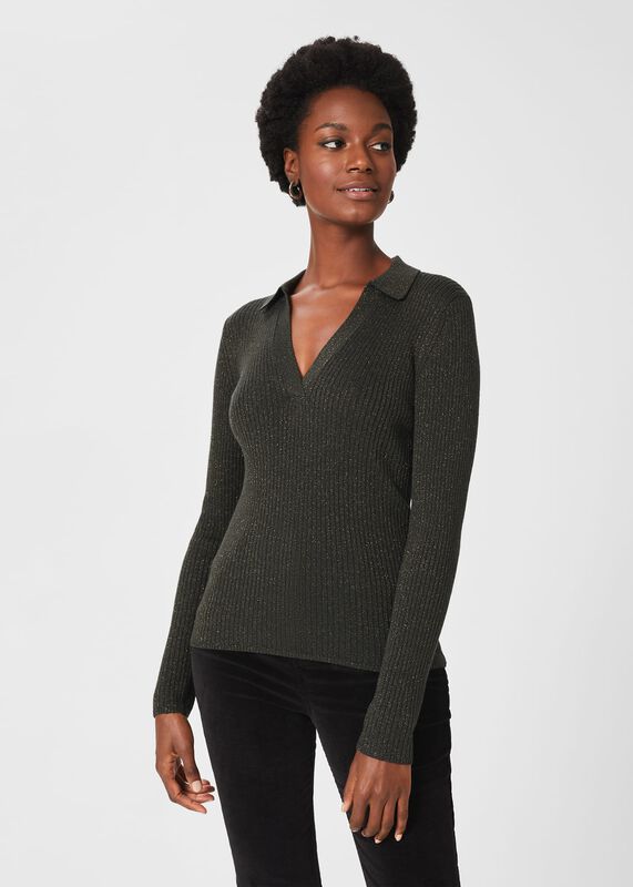 Alexis Merino Wool Sparkle Shirt