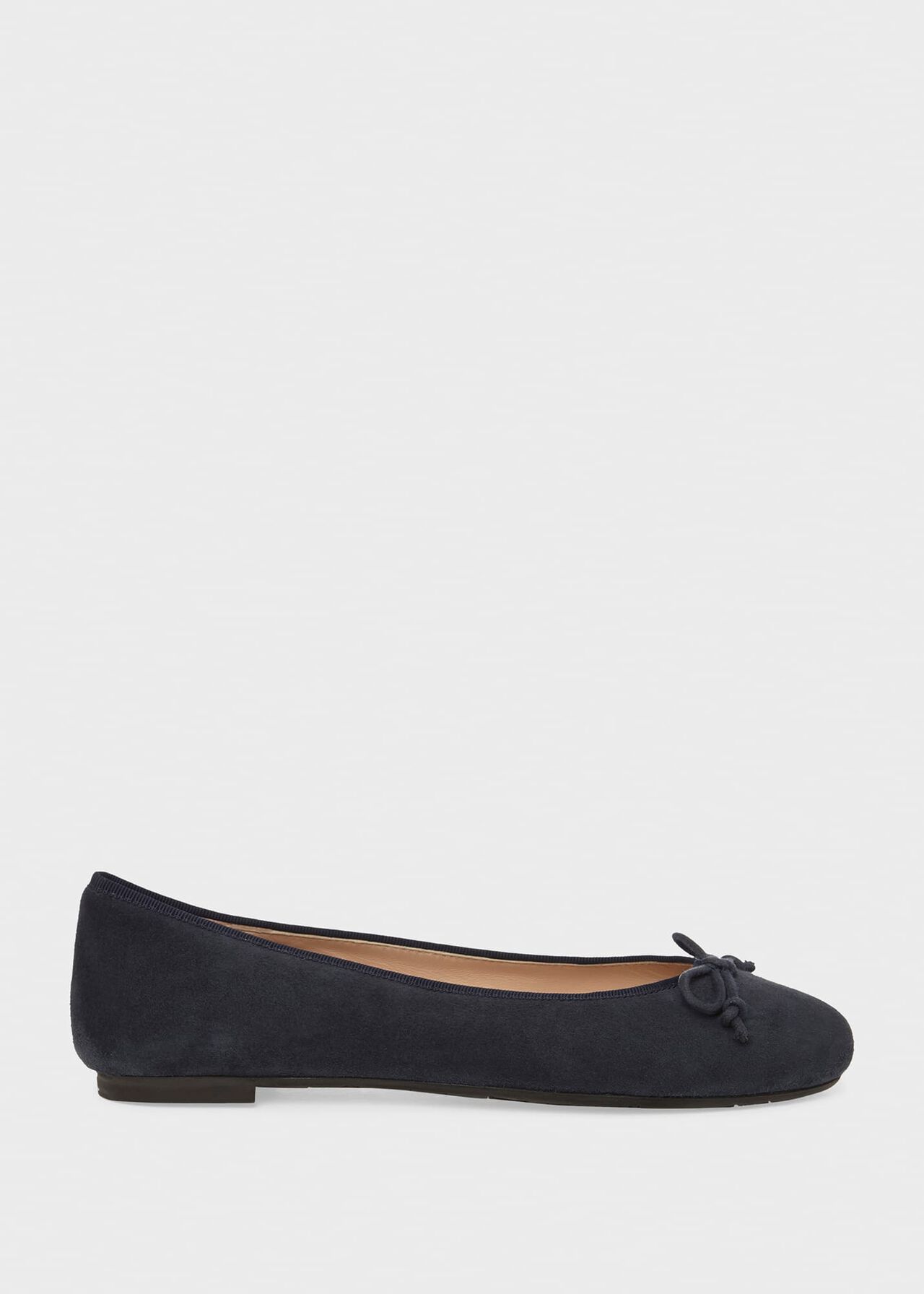 Flo Suede Ballerina , Navy, hi-res