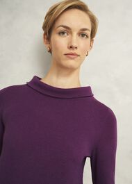 Audrey Sweater, Vibrant Purple, hi-res