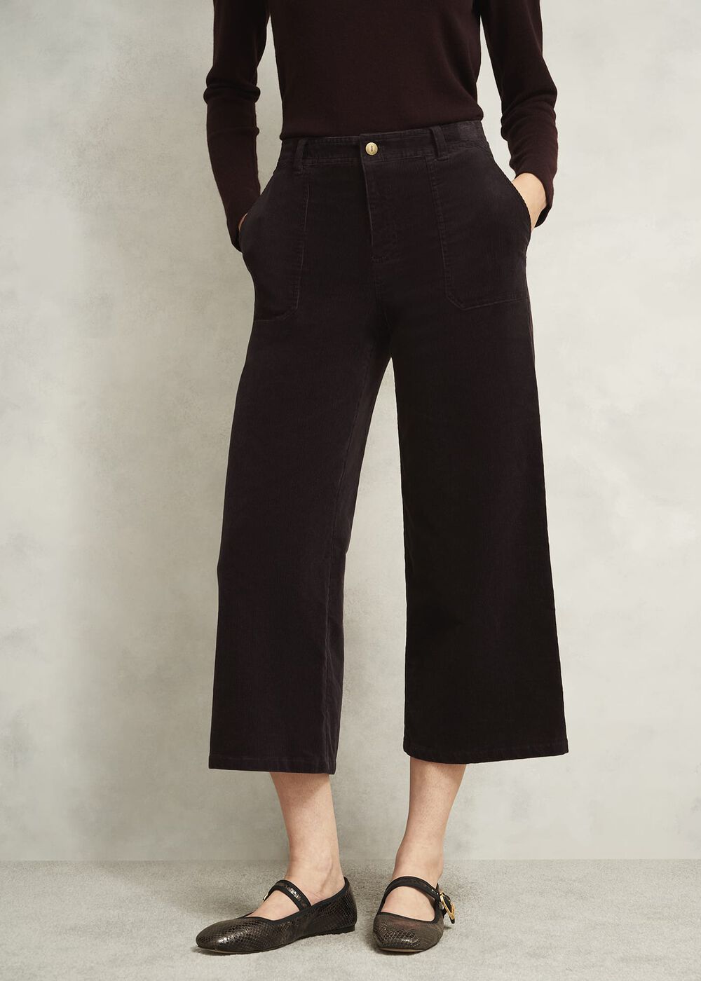 Kendall Trousers, Deep Brown, hi-res