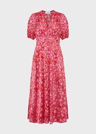 Greywell Dress, Red Rose Pink, hi-res