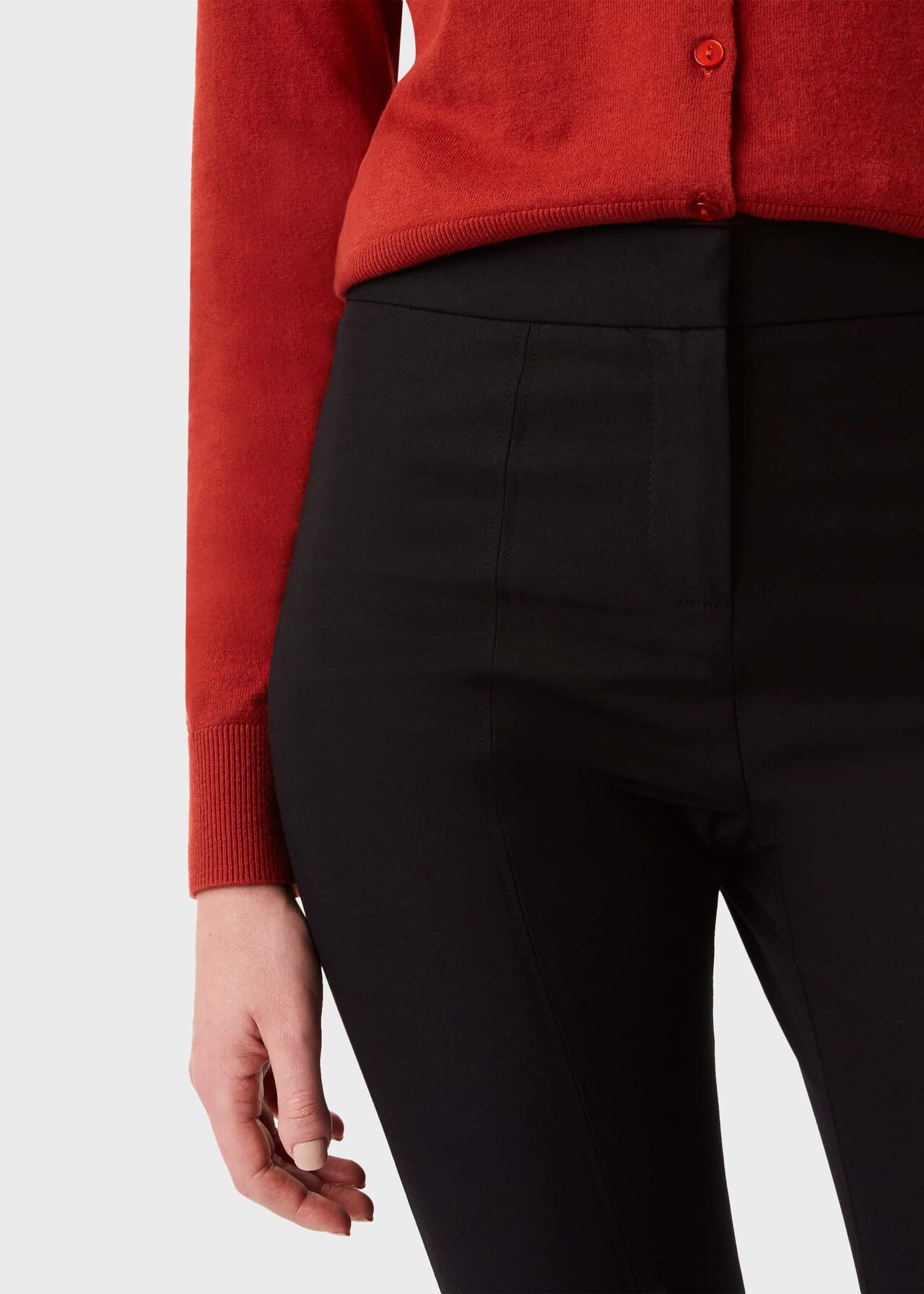 Lorna Trouser With Stretch, Black, hi-res