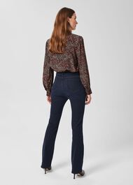 Niomi Bootcut Jeans, Dark Indigo, hi-res