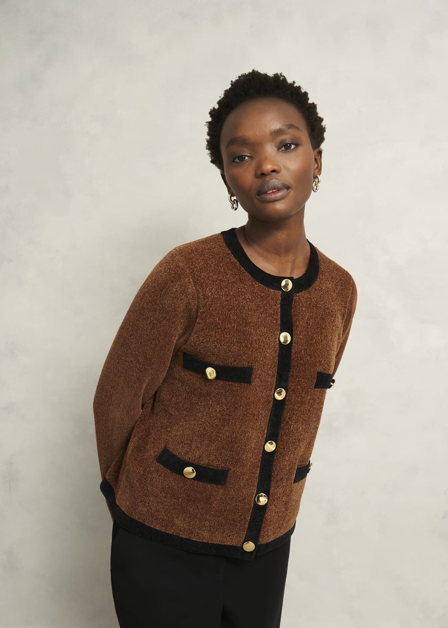 【2024】お歳暮・冬ギフト Bryony Knitted Jacket | Hobbs US | トップス