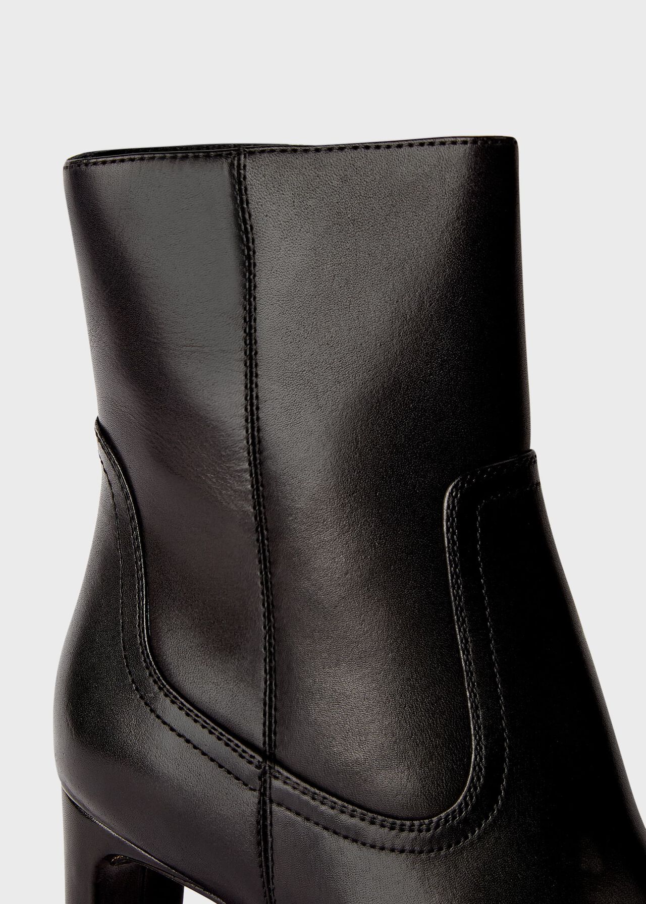 Fiona Leather Ankle Boots, Black, hi-res