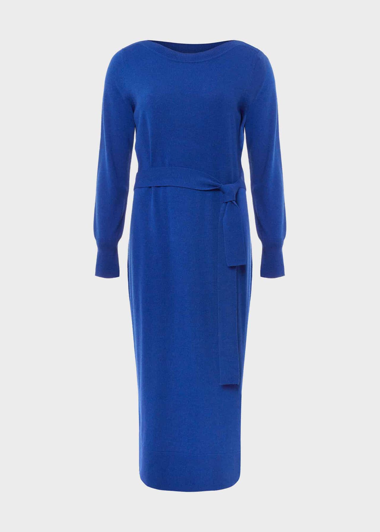 Eloise Knitted Dress, Cobalt Blue, hi-res