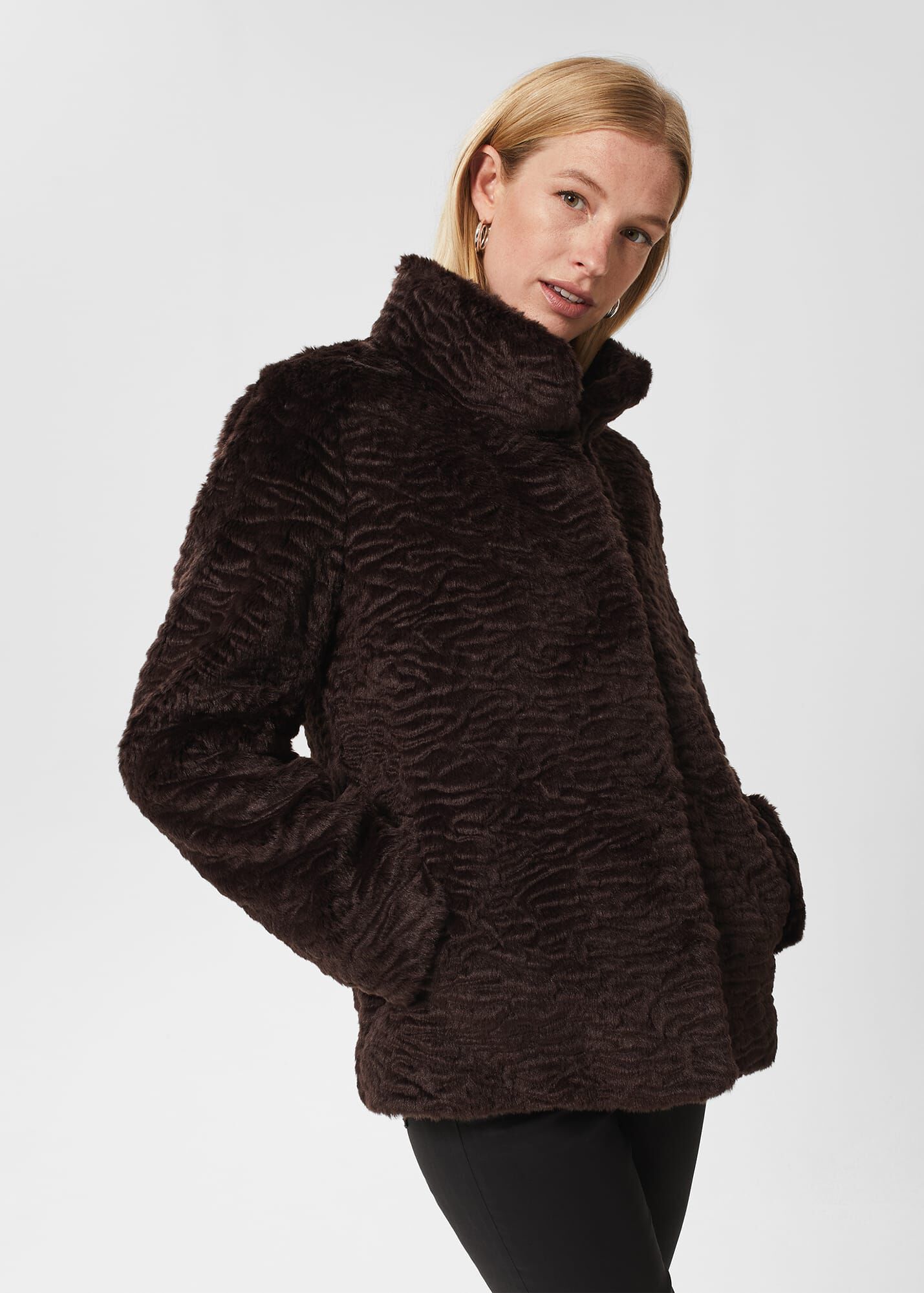 Wallis faux outlet fur coat