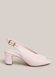 Kali Leather Sandals, Pale Pink, hi-res