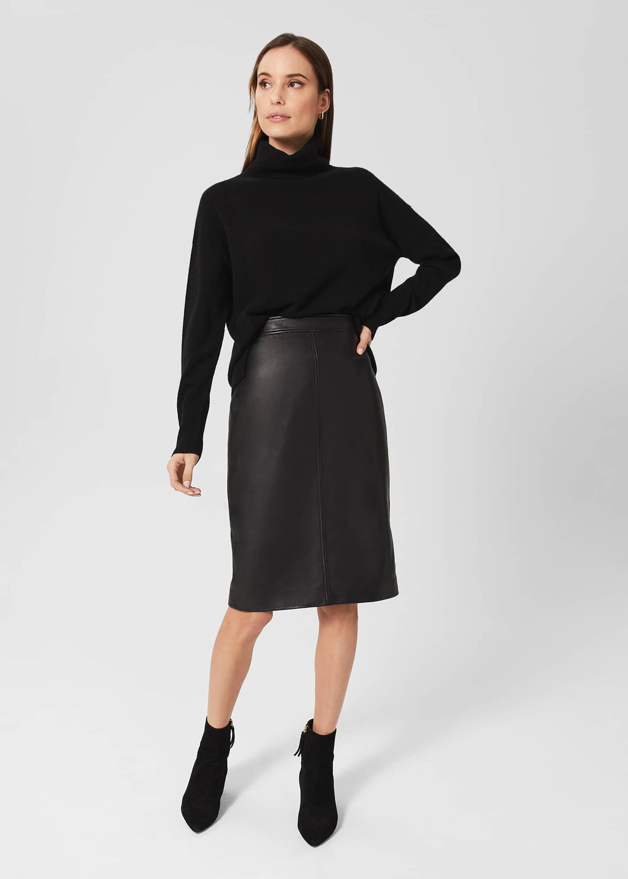 Tanya Skirt, Black, hi-res