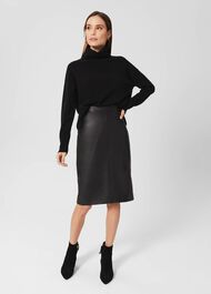Tanya Skirt, Black, hi-res