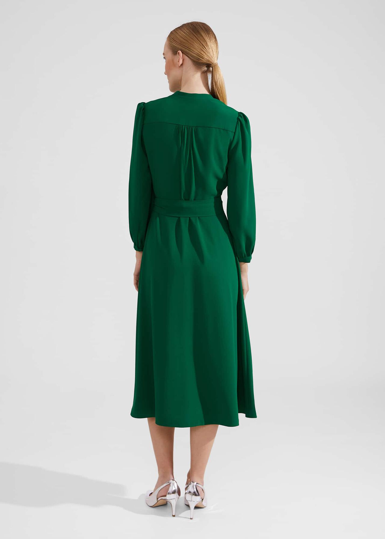 Magnolia Dress, Green, hi-res