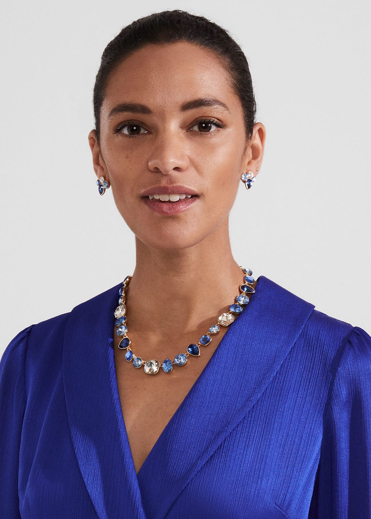 Bridget Necklace, Blue Multi, hi-res