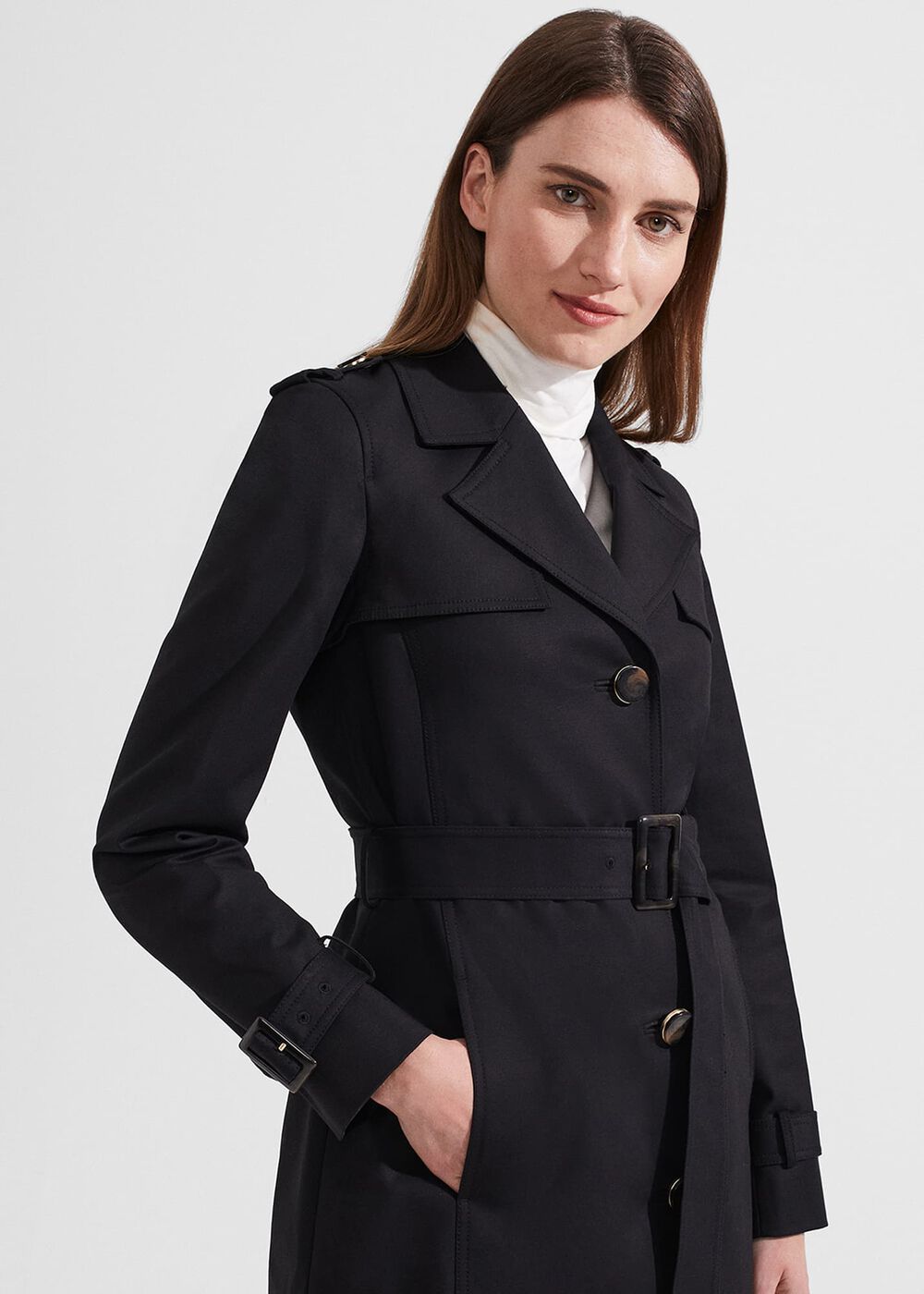 Mira Trench, Black, hi-res