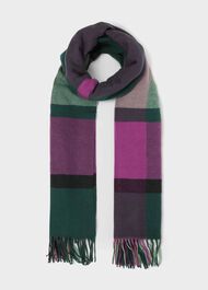 Elsa Scarf, Purple Green, hi-res
