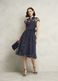 Petite Tess Shirt Dress, Midnight Navy, hi-res