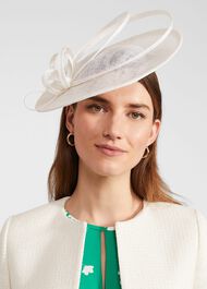 Shona Fascinator, Ivory, hi-res