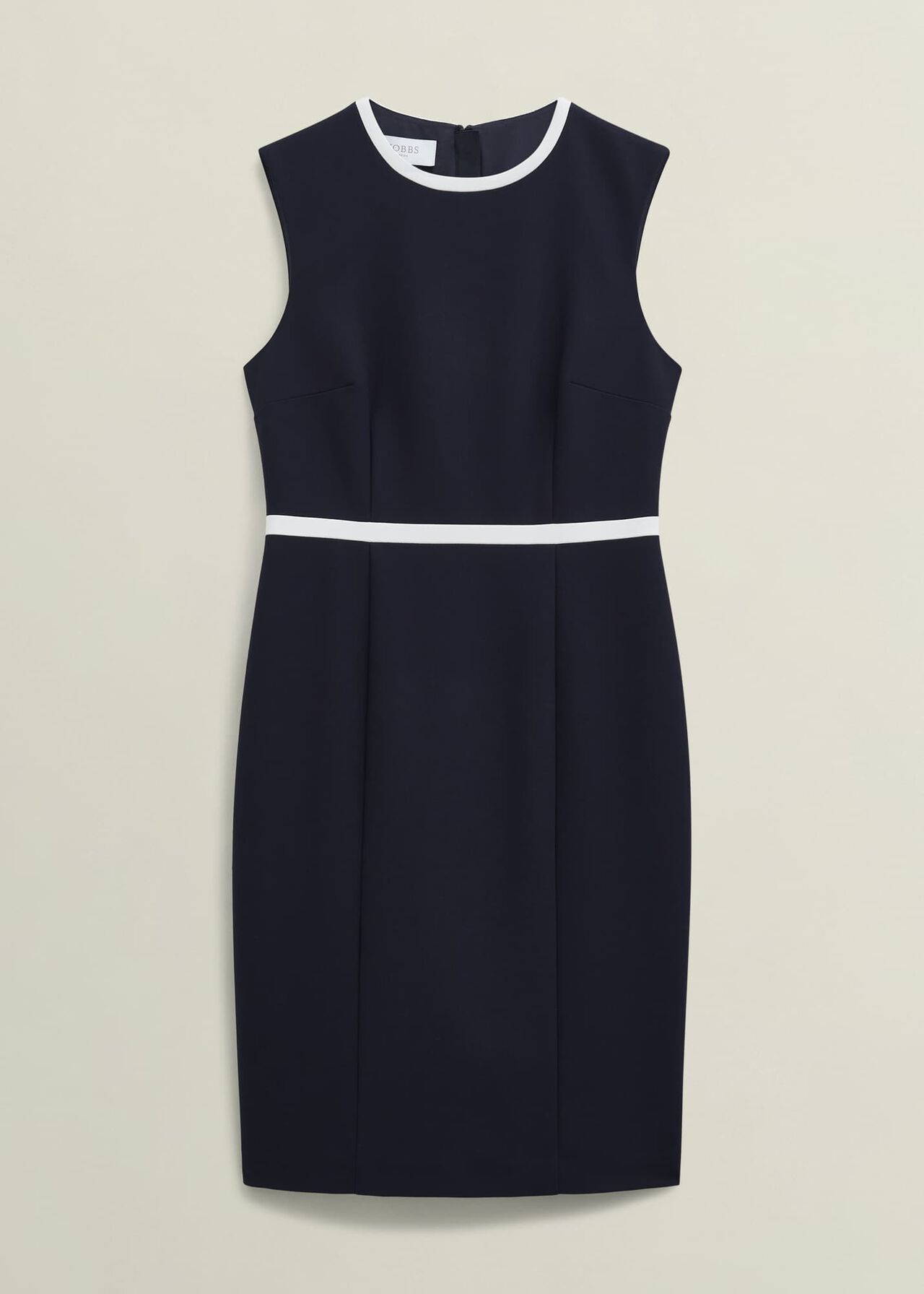 Sally Dress, Navy Ivory, hi-res