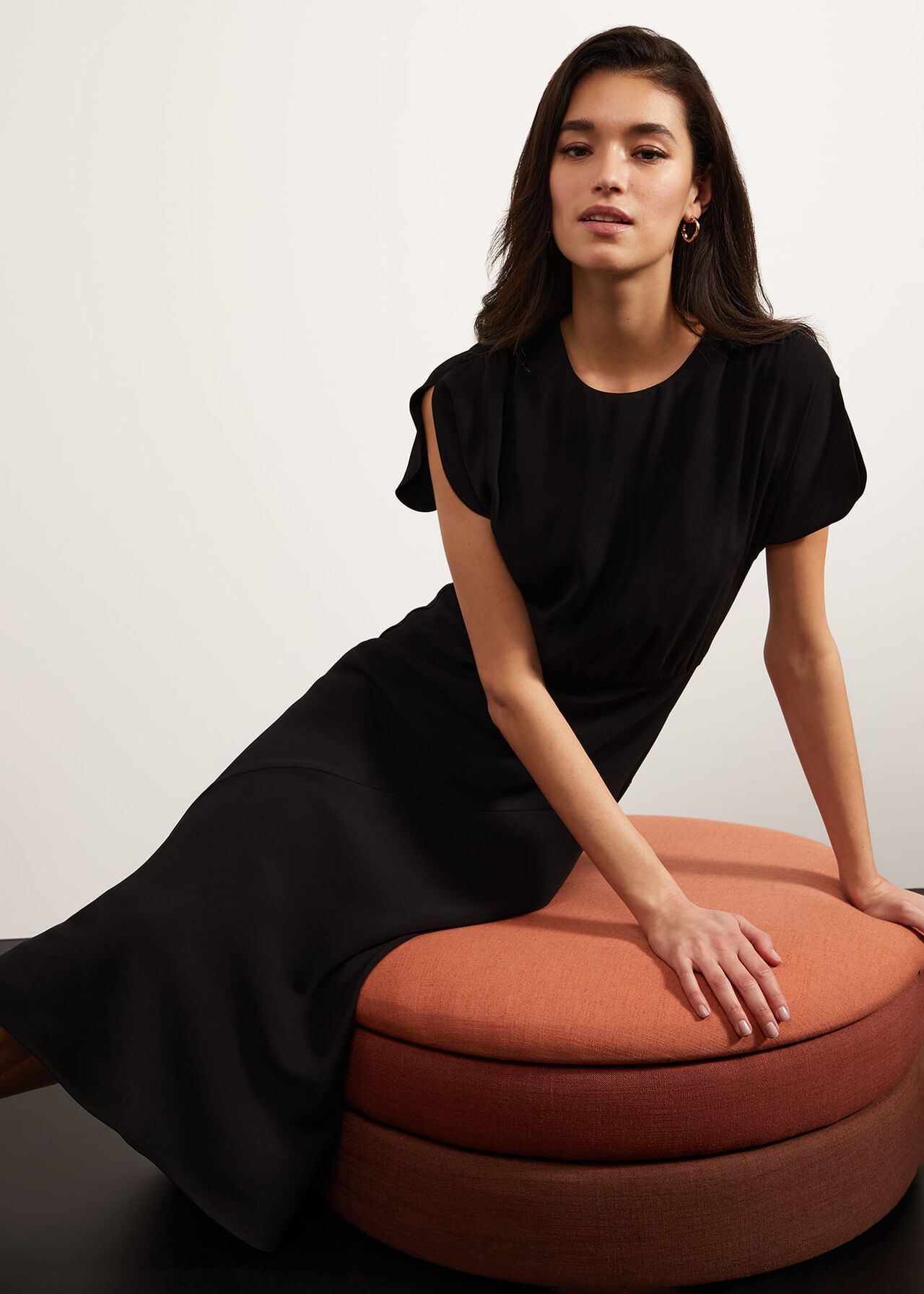 Hampton Dress, Black, hi-res