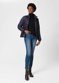 Noemi Puffer Jacket, Navy, hi-res