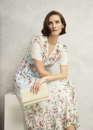 Belmond Silk Floral Ombre Dress, Cream Multi, hi-res