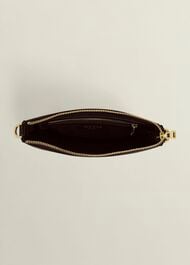 Briella Leather Bag, Chocolate Brown, hi-res