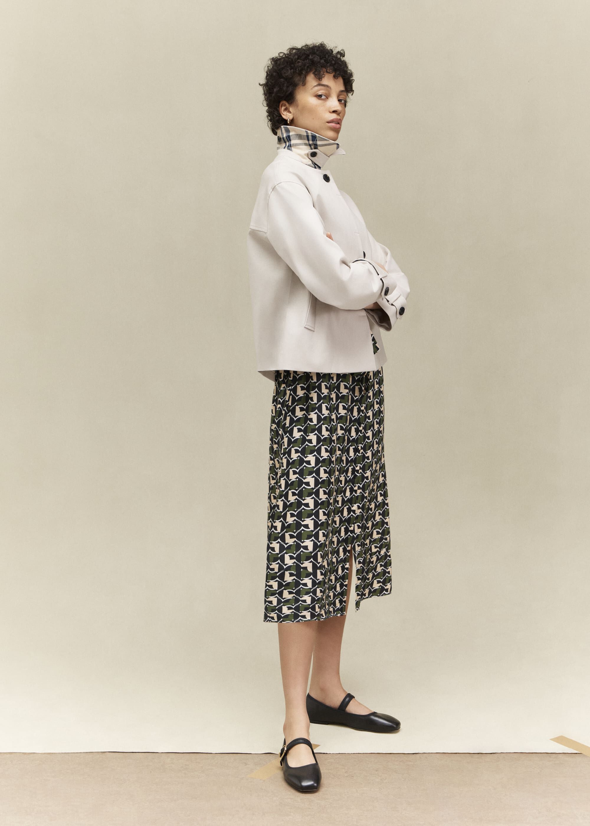 Frida Shower Resistant Short Trench Coat | Hobbs US |