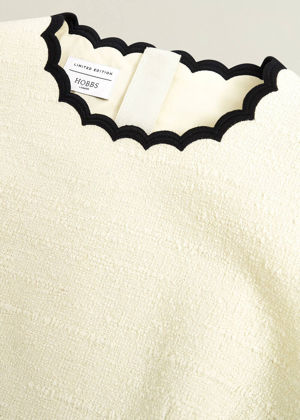 Laskett Boucle Mini Dress, Buttercream, hi-res