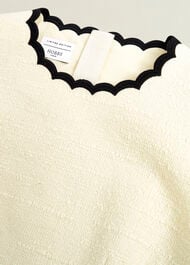 Laskett Boucle Mini Dress, Buttercream, hi-res