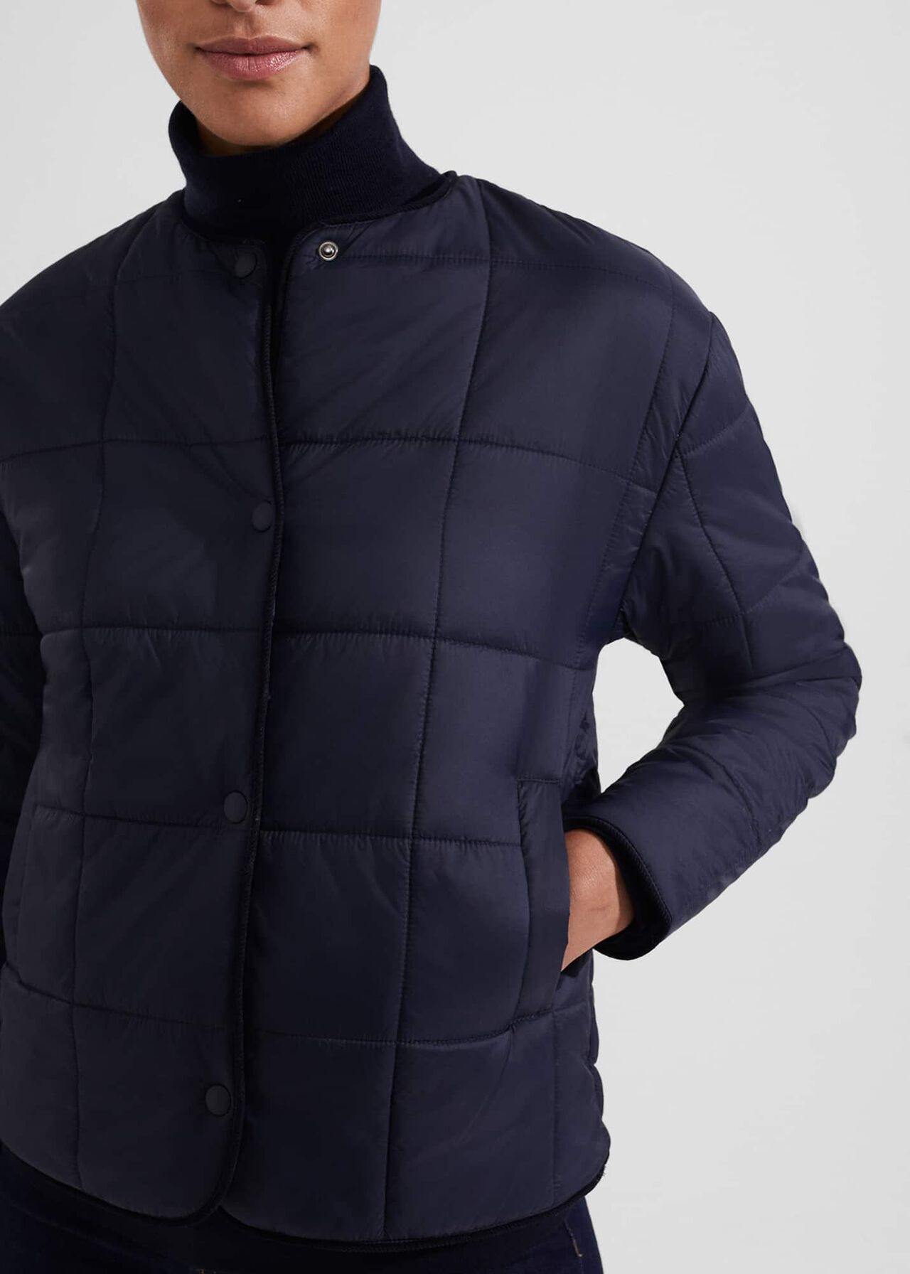 Ottilie Jacket, Navy, hi-res