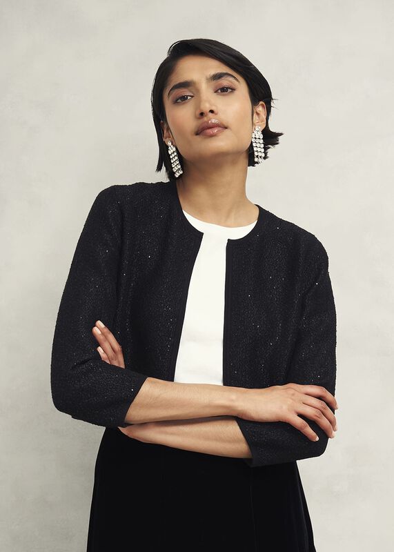 Elin Sequin Cardigan