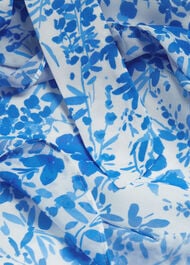 Petite Taryn Ruffle Maxi Dress, Ivory Blue, hi-res