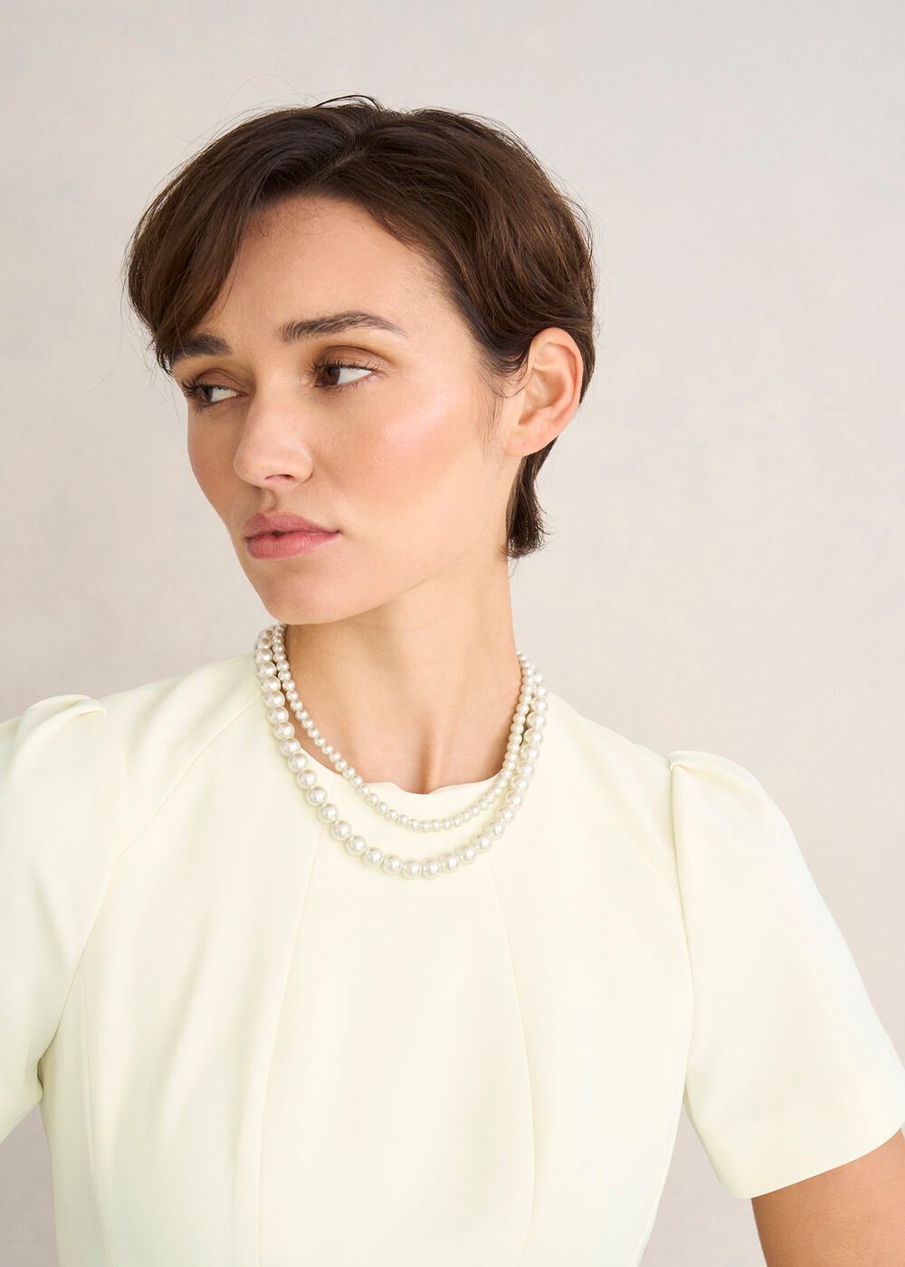 Lalena Necklace, Ivory, hi-res