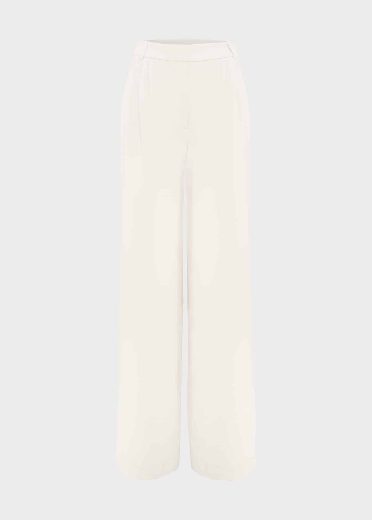 Frederica Wide Leg Trousers, Buttercream, hi-res