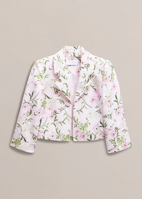 Lana Floral Jacquard Jacket