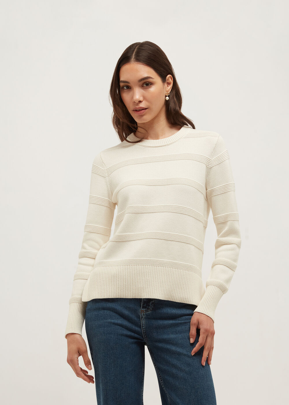 June Cotton Textured Jumper