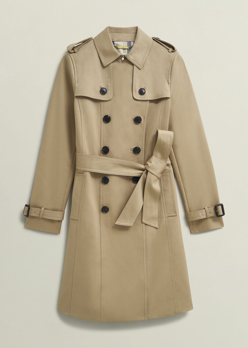 Petite Skylar Shower Resistant Trench Coat, Tan, hi-res