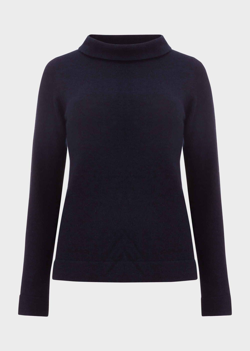 Audrey Wool Cashmere Jumper, Midnight Navy, hi-res