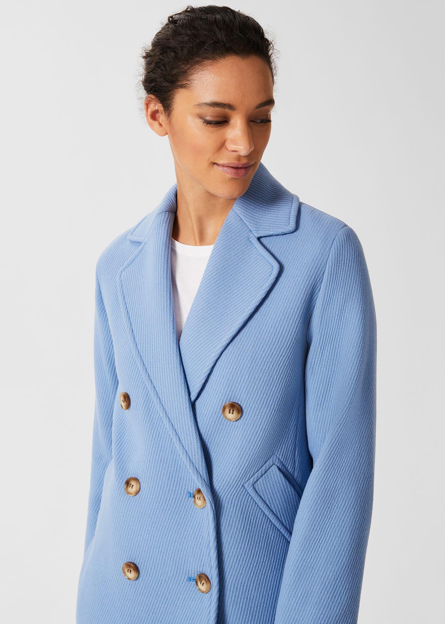Bette Short Wool Blend Coat