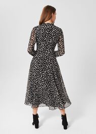 Orla Fit And Flare Dress, Black Multi, hi-res