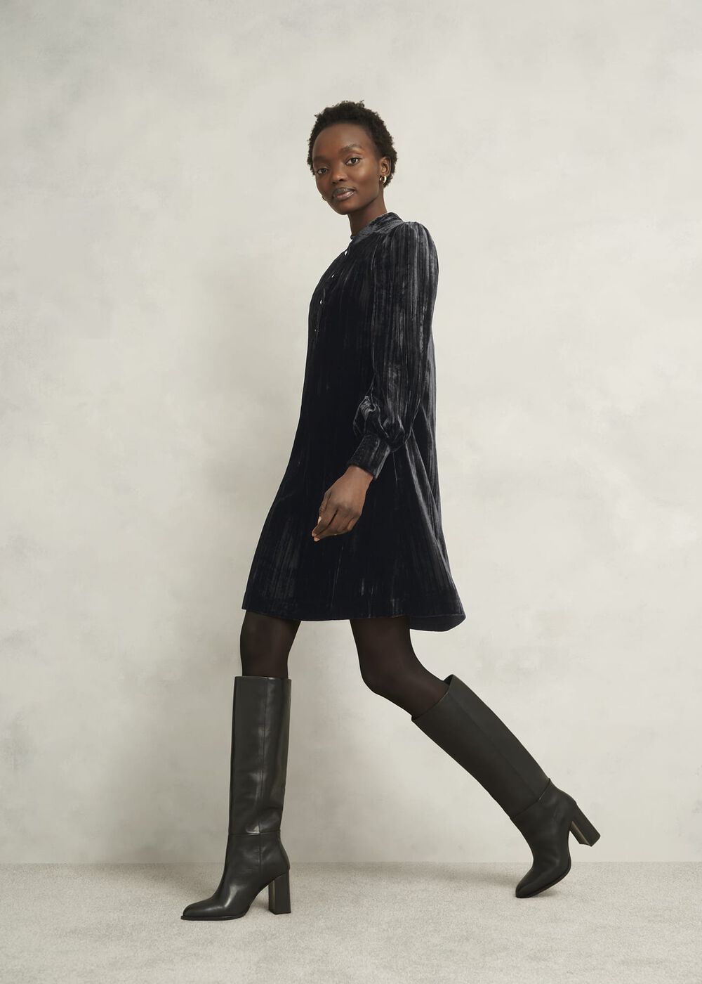 Sienna Dress, Black, hi-res