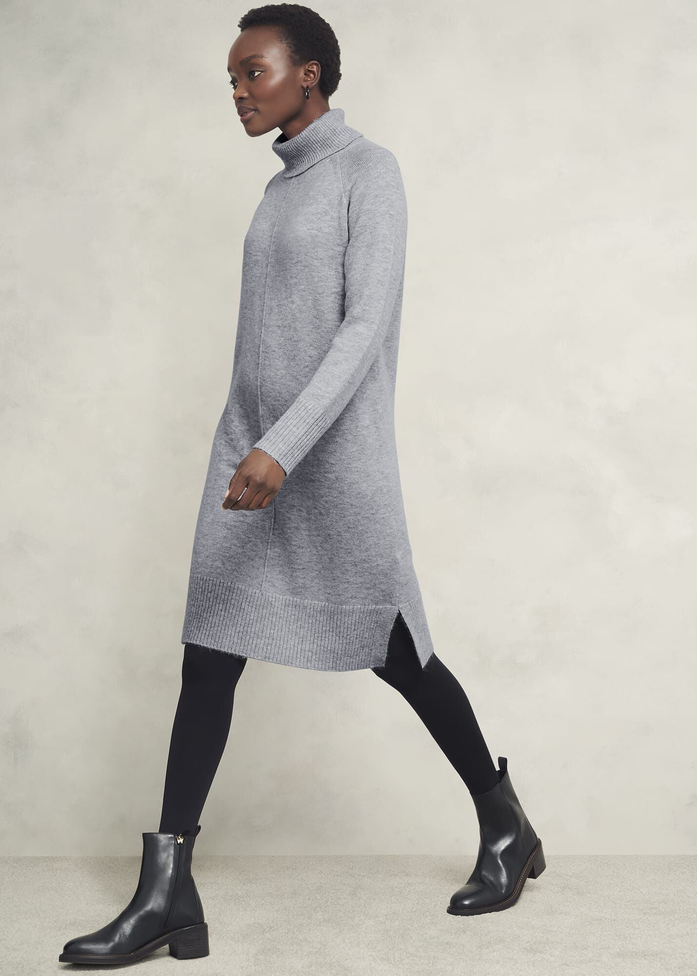 Nessa Knitted Dress With Alpaca | Hobbs UK |