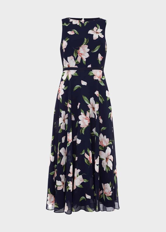 Carly Floral Fit And Flare Dress
