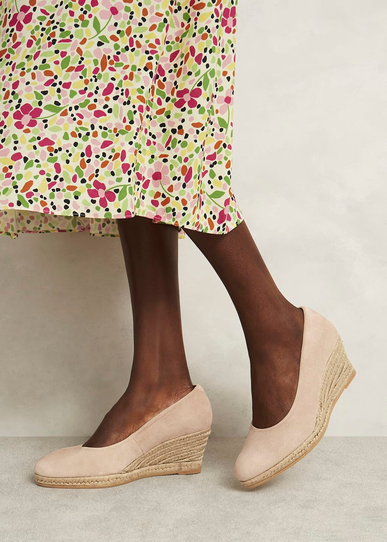 Anna Suede Espadrilles, Blush Pink, hi-res