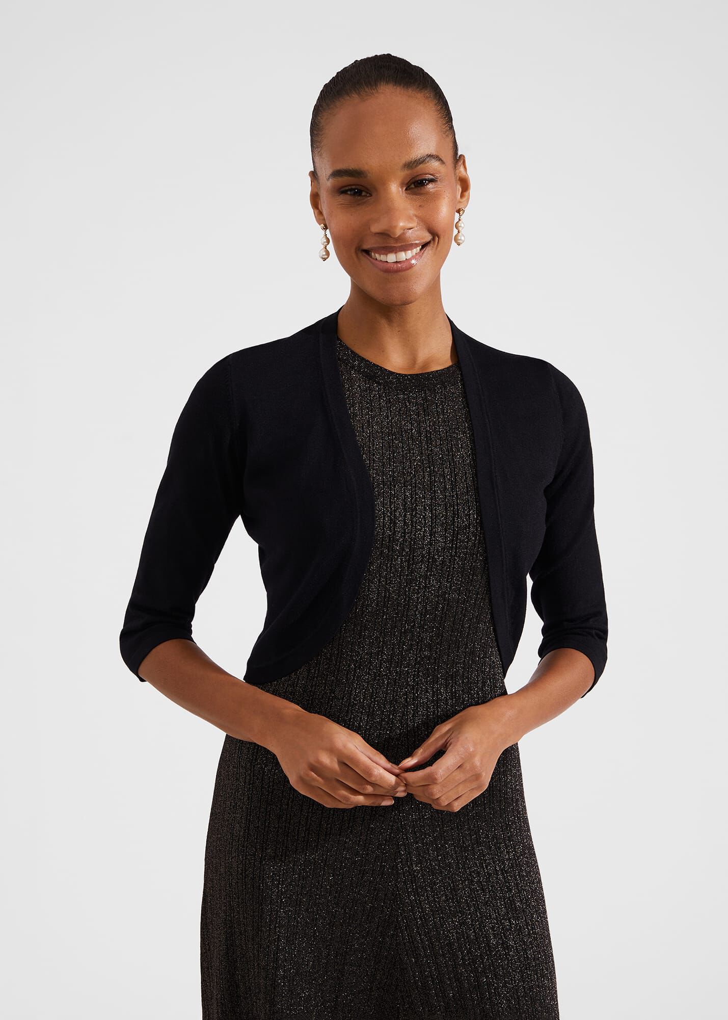 Black bolero sales jacket womens