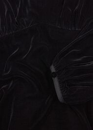 Osterly Velvet Dress, Black, hi-res