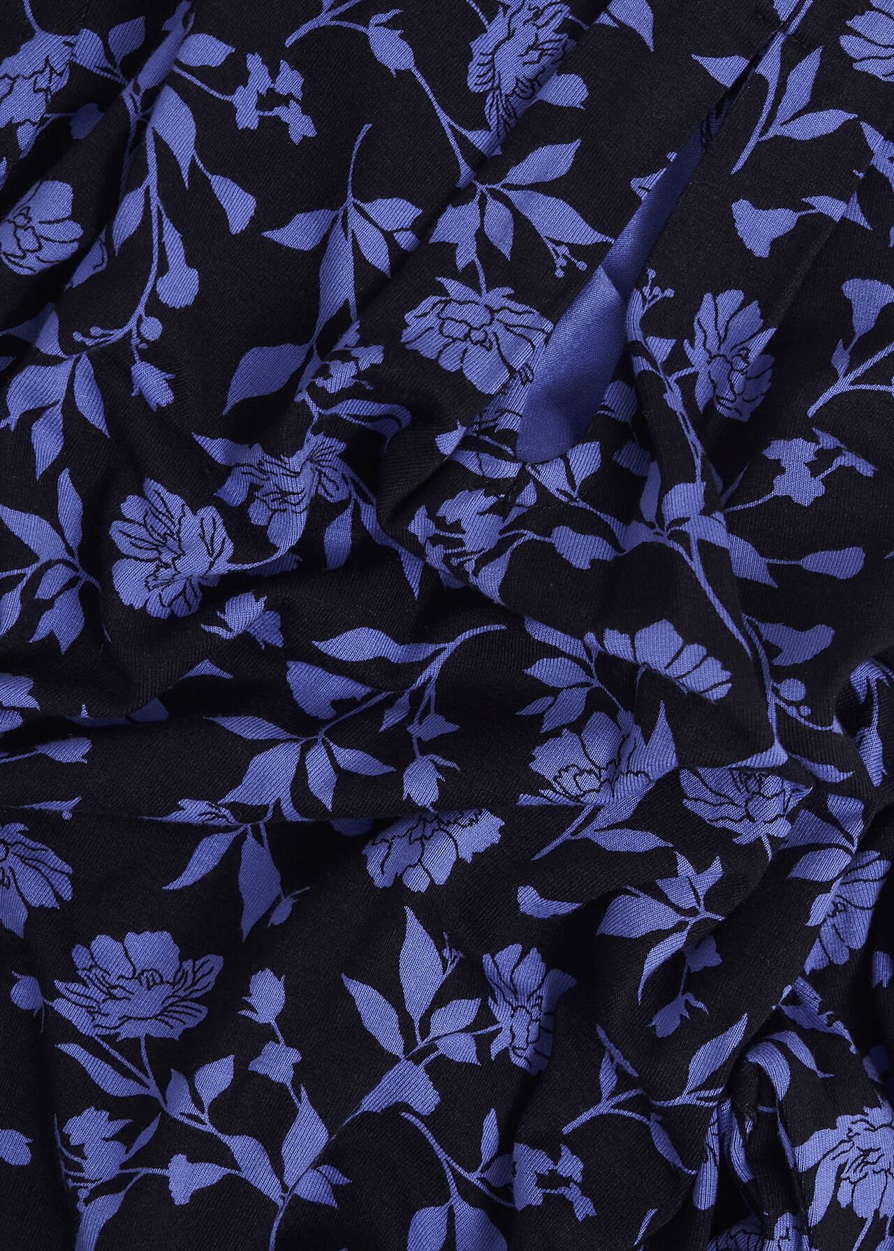 Julia Printed Top, Navy Blue, hi-res